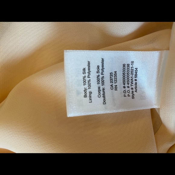 Blush Pink Silk Babaton Aritzia top - Picture 6 of 6